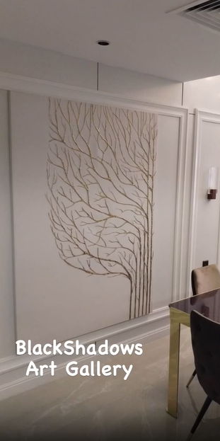 Hade made art Golden tree in UAE 1424