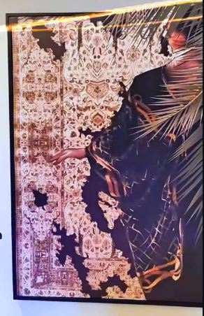 Canvas with door hanger