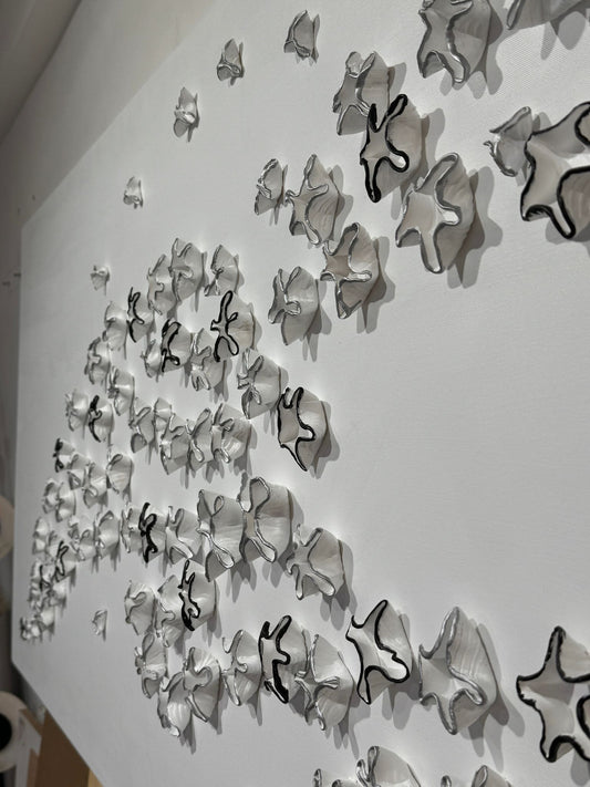 Hade made art flowers in UAE 3652